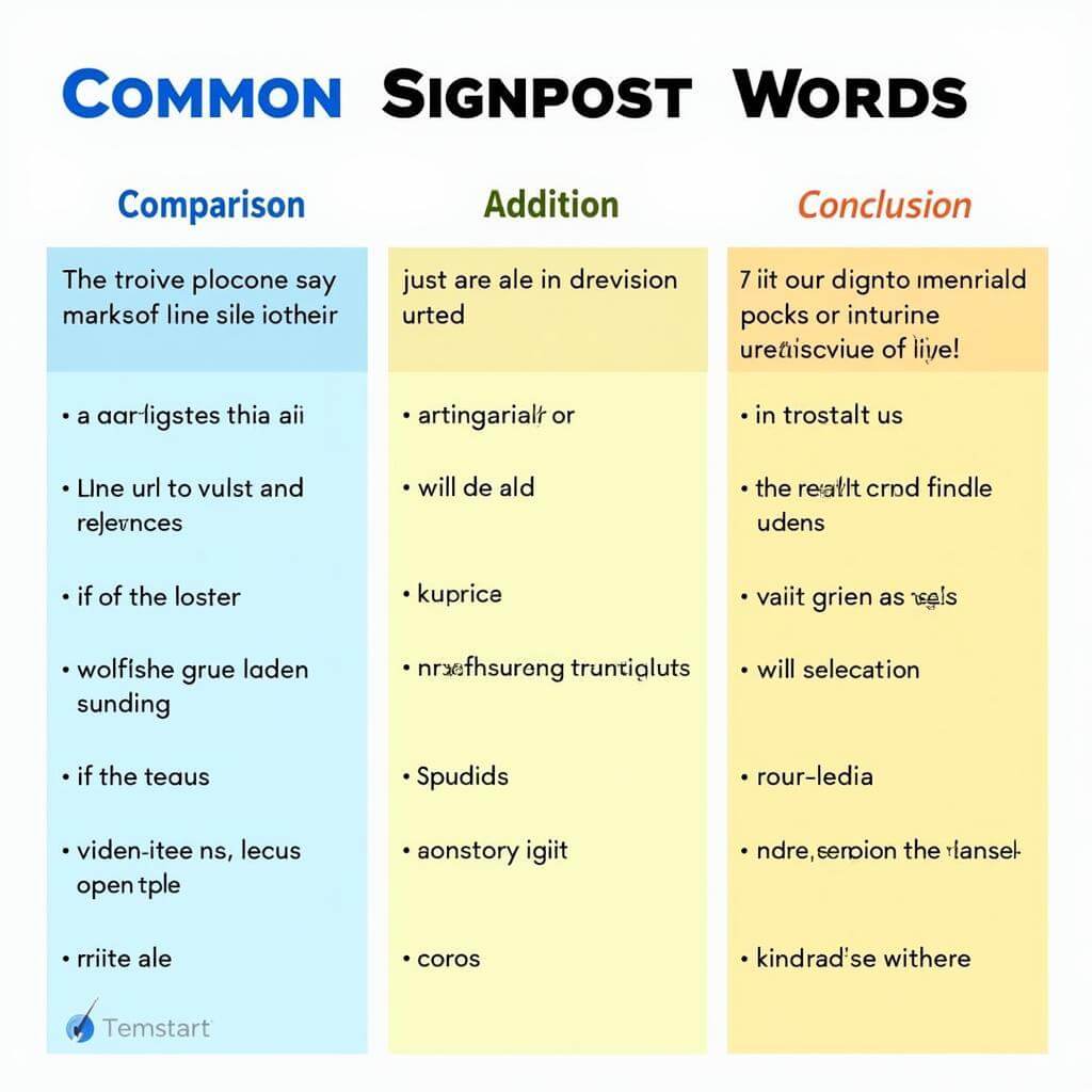 IELTS Listening Signpost Words