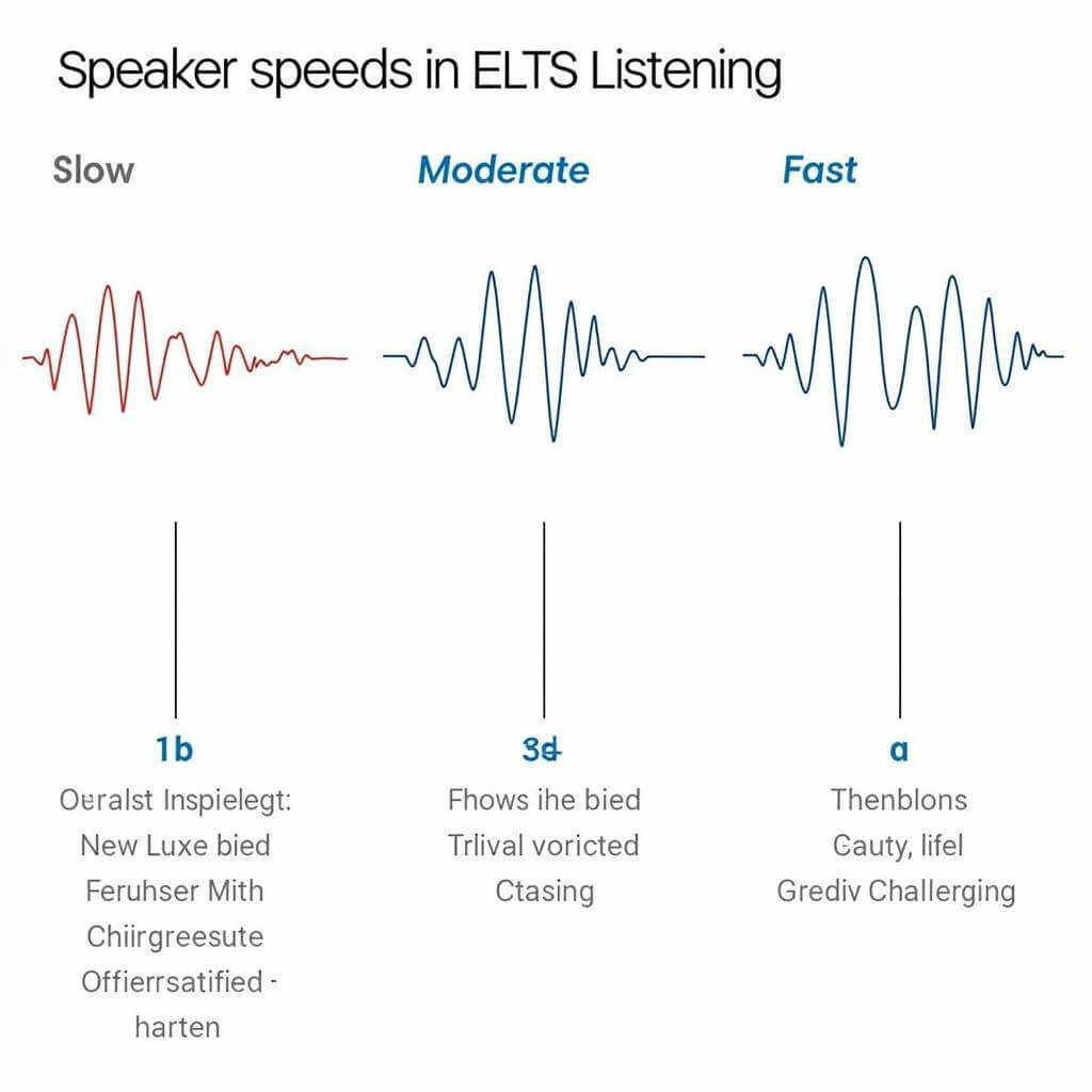 IELTS Listening Speaker Speeds