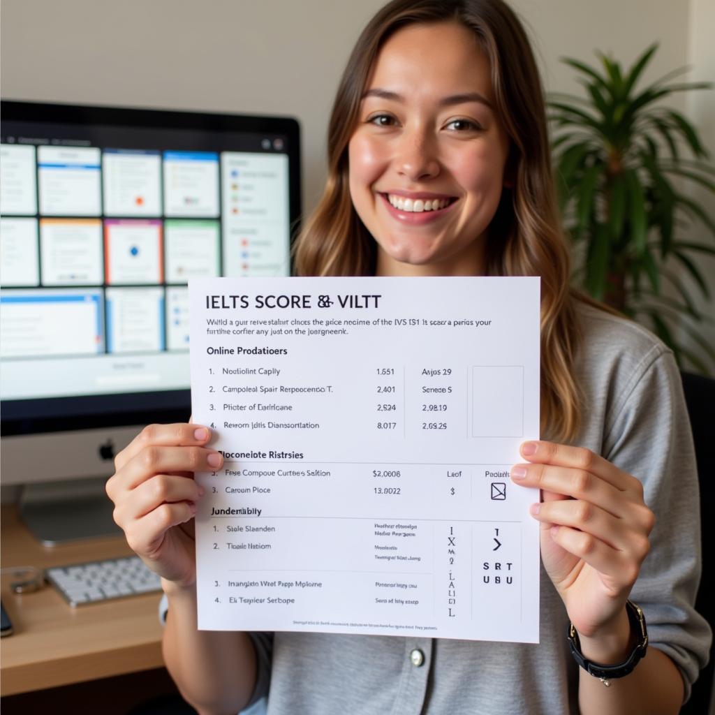 Celebrating IELTS Listening Success