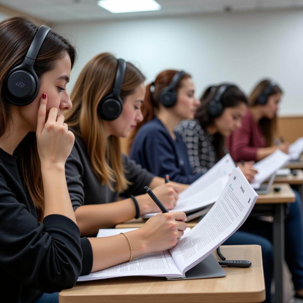 IELTS Listening Test Environment