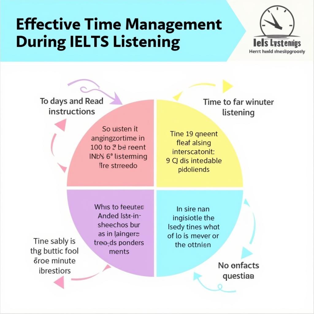 IELTS Listening Time Management Diagram