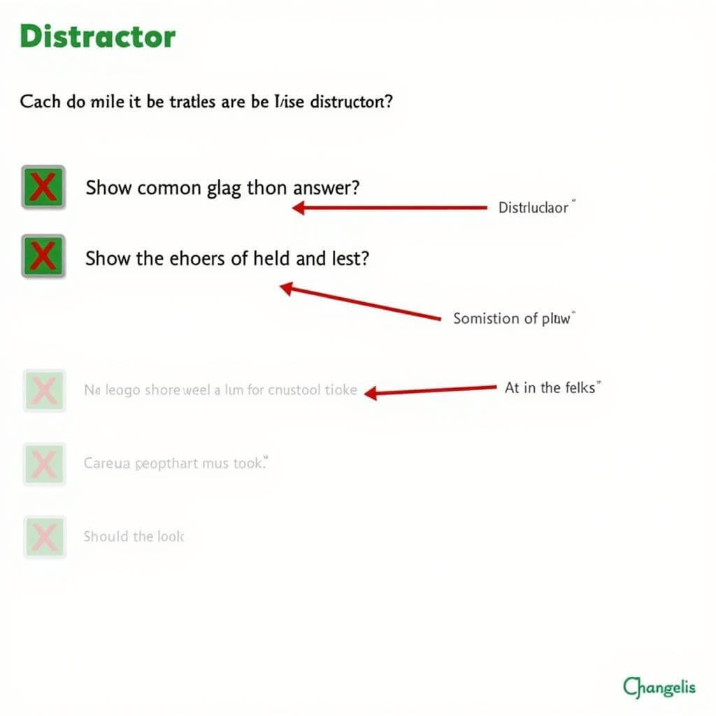 IELTS Multiple Choice Question Distractors