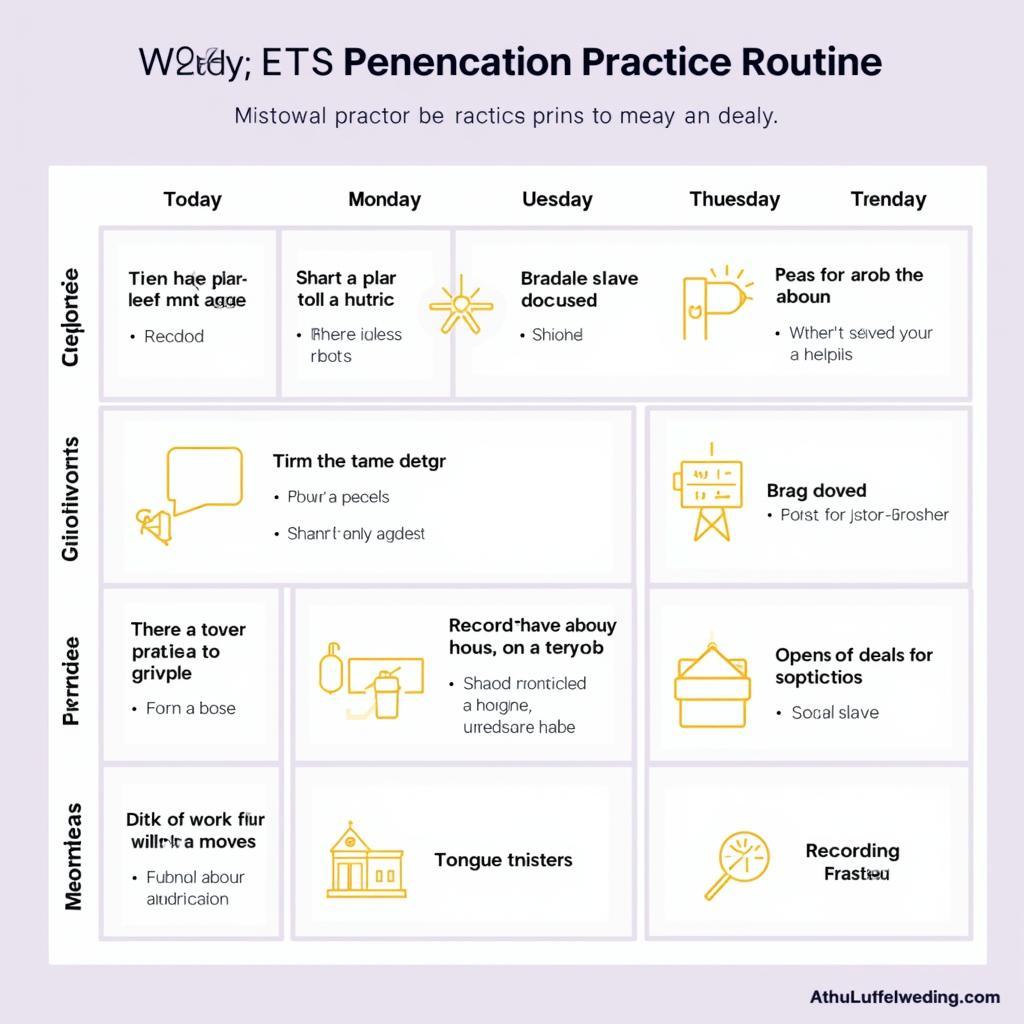 IELTS pronunciation practice routine