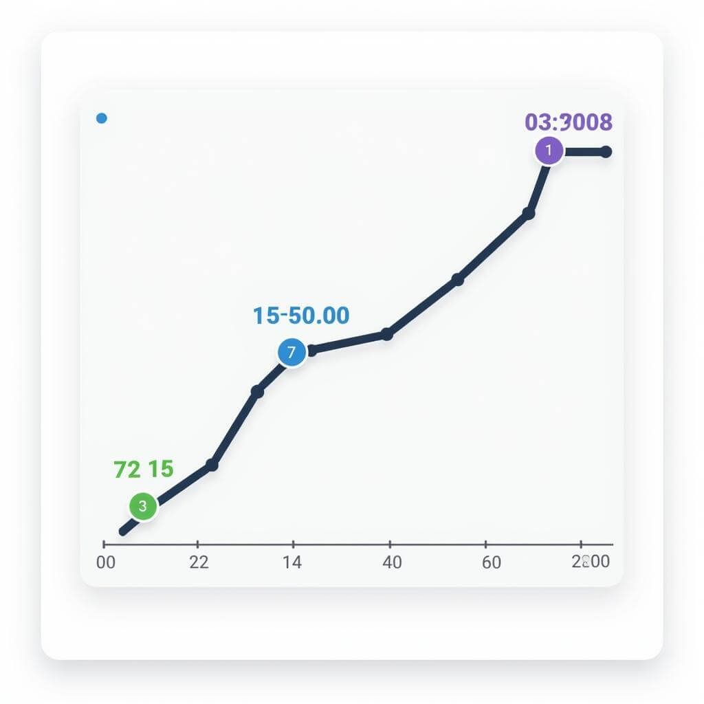 IELTS Reading Practice Improvement Graph