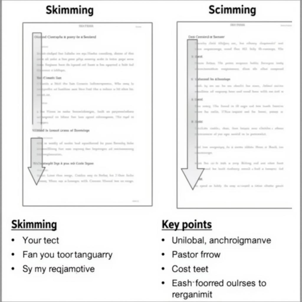 IELTS Reading Skimming and Scanning Comparison