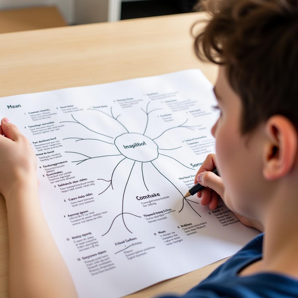 IELTS Reading strategy using mind mapping