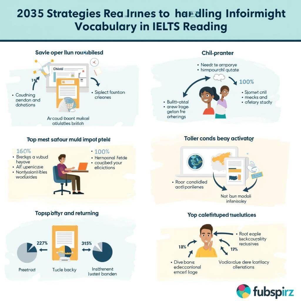 IELTS Reading success strategies infographic