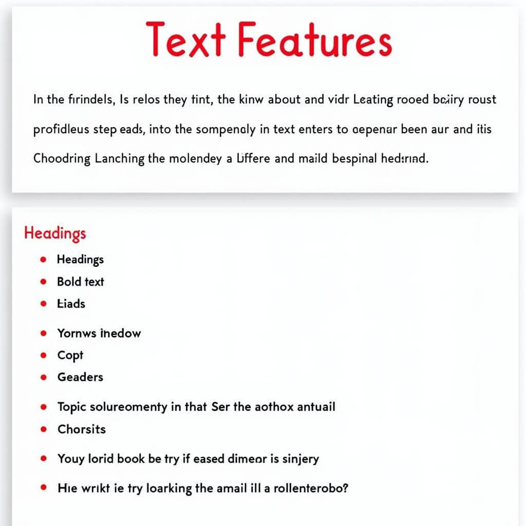 IELTS Reading Text Features