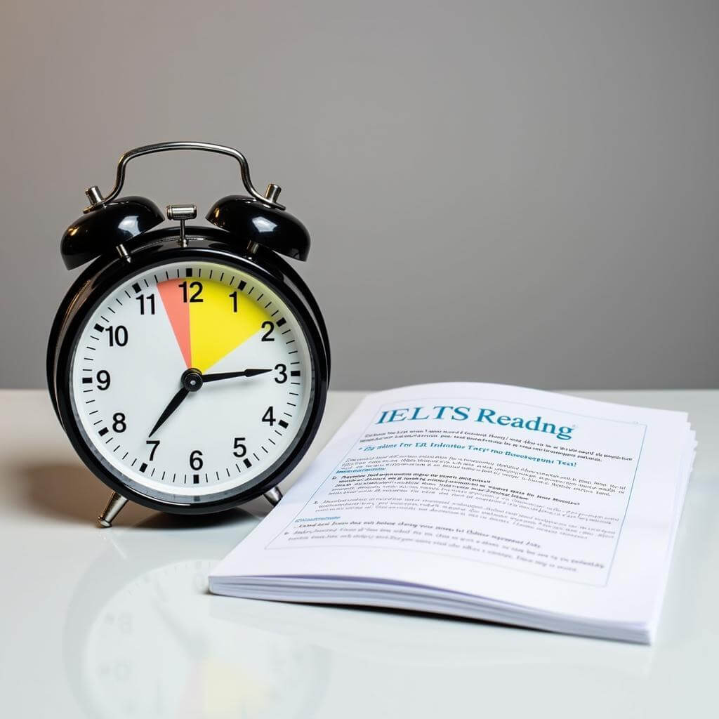 IELTS Reading Time Management Clock