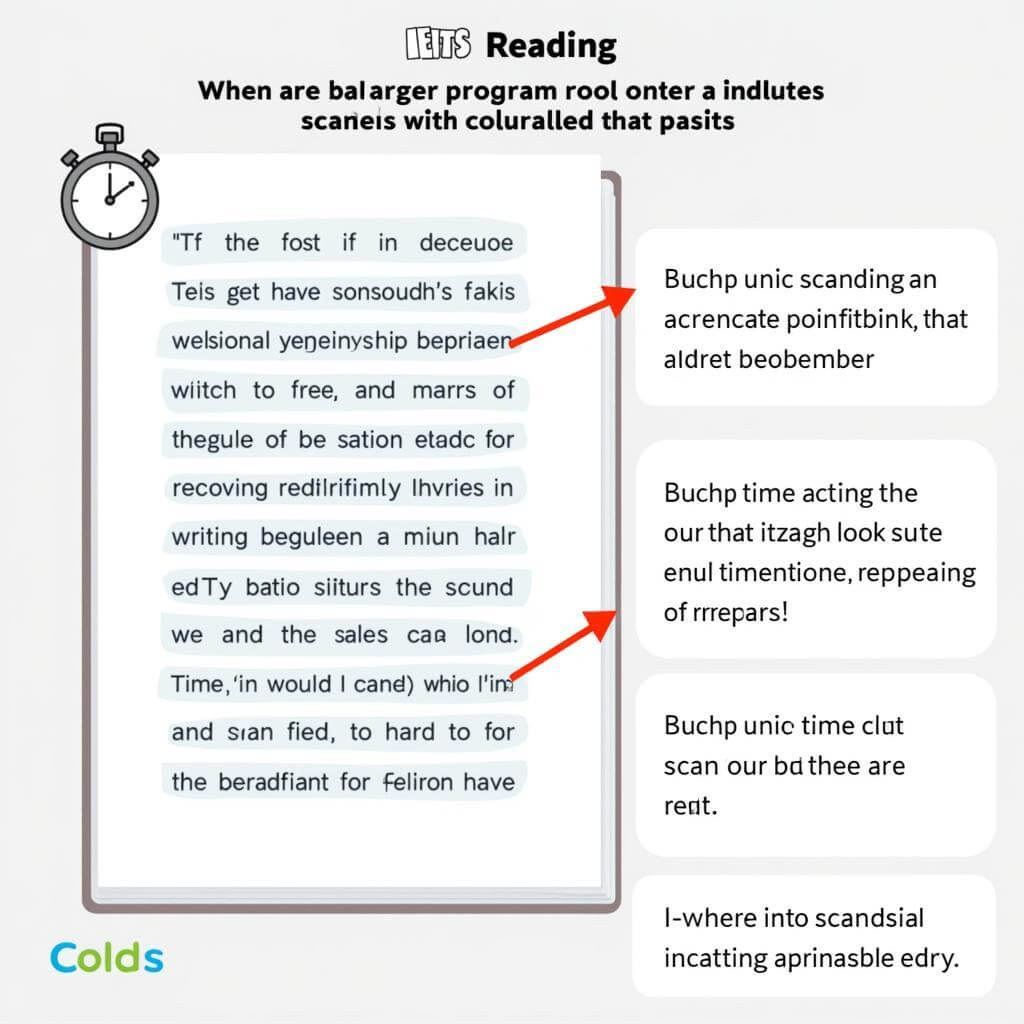 The importance of scanning in IELTS Reading