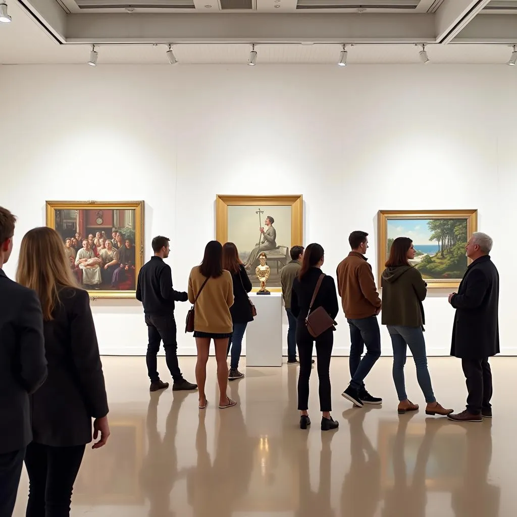 IELTS Speaking: Discussing art gallery visits