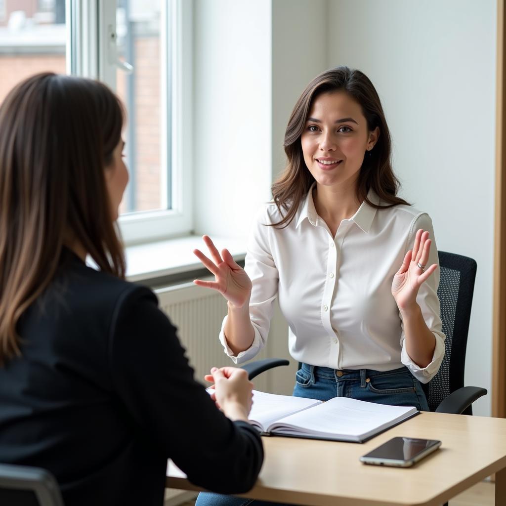 IELTS Speaking Confident Body Language