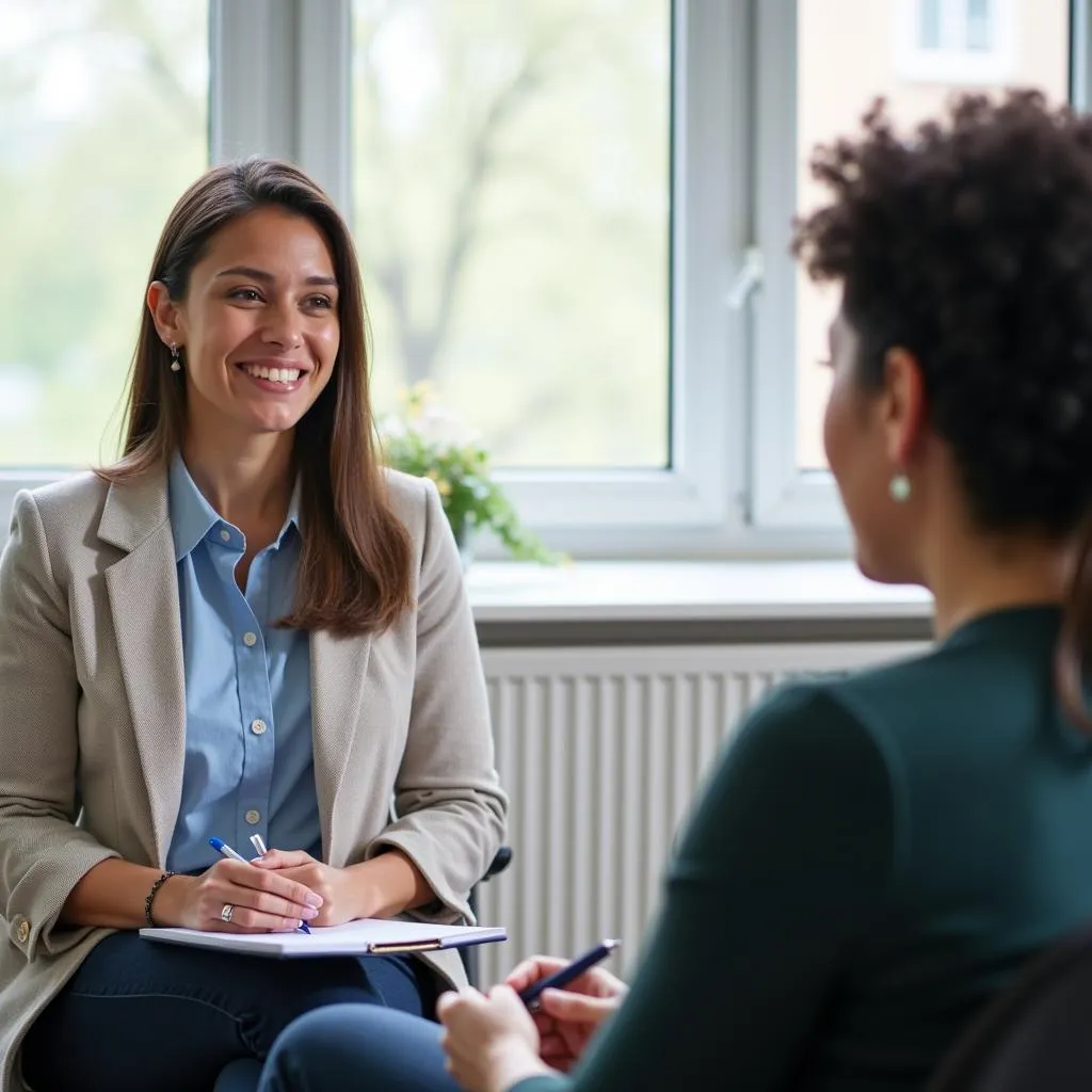 IELTS Speaking Interview Scene