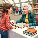 IELTS Speaking: Meeting Margaret Atwood at a book signing