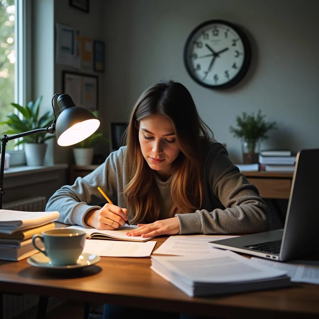 IELTS Speaking: Overwhelmed Student Staying Calm