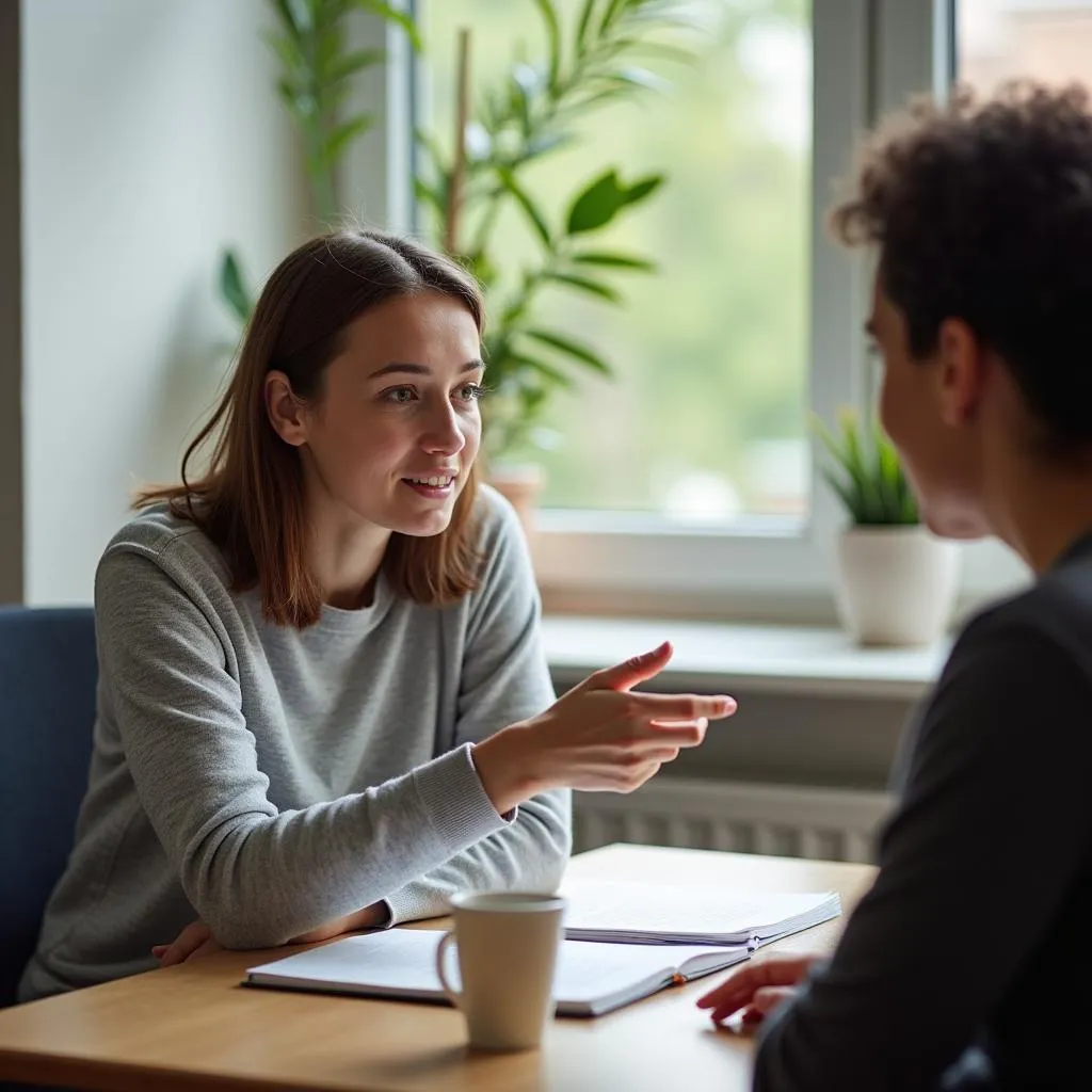 IELTS Speaking practice session