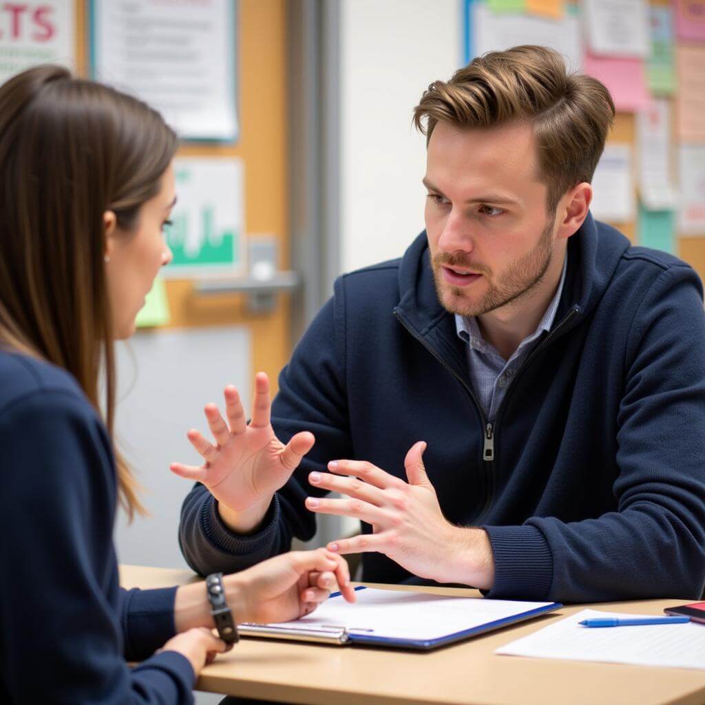 IELTS Speaking practice session with a tutor