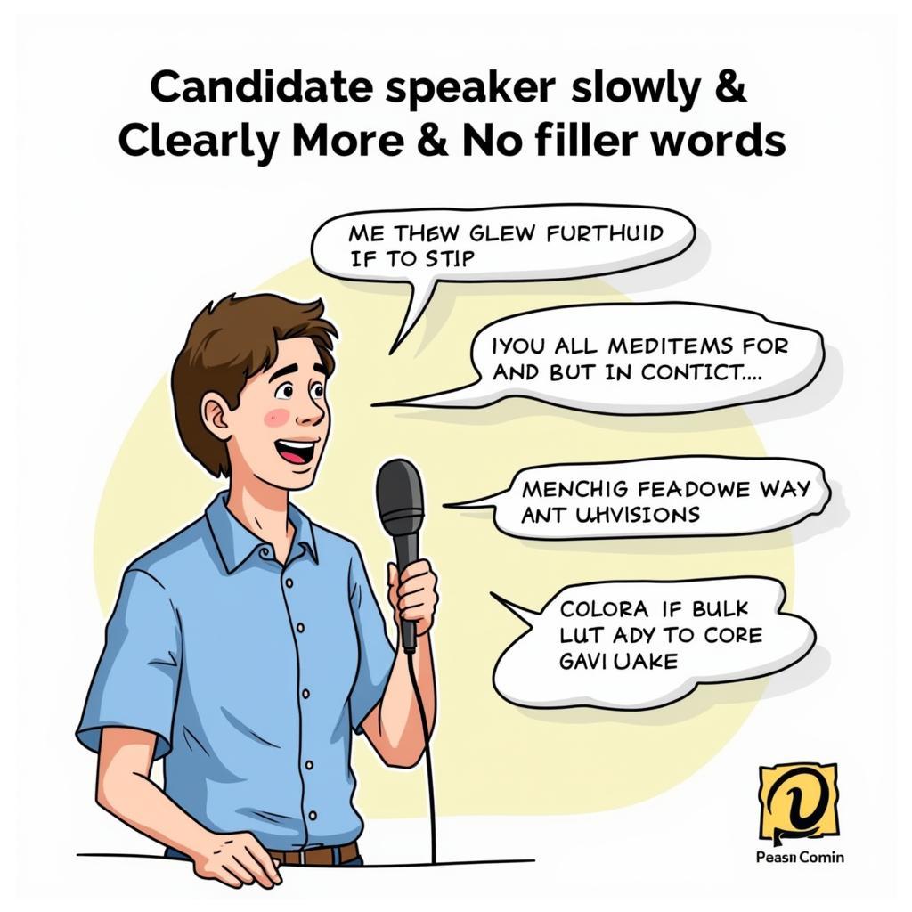 Slow and clear articulation in IELTS Speaking