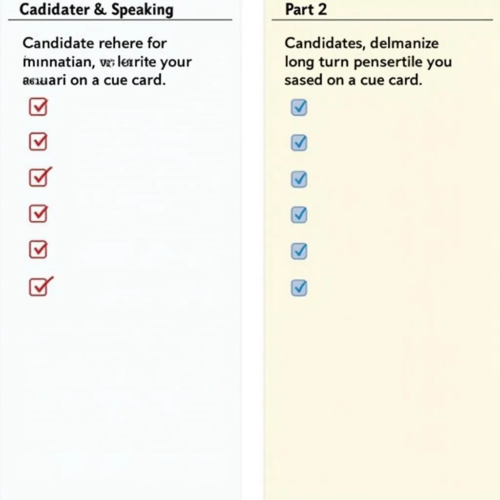 IELTS Speaking Test Format