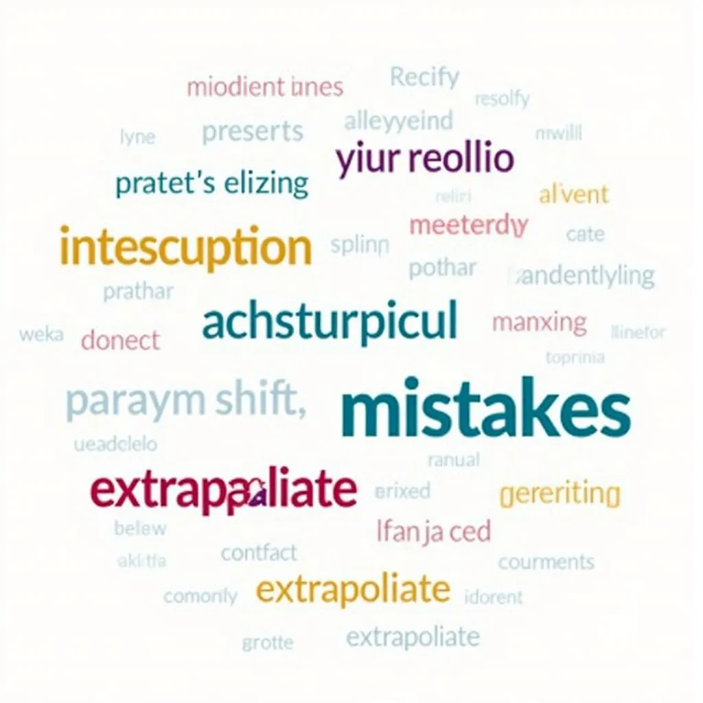 IELTS Speaking Vocabulary for Describing Mistakes