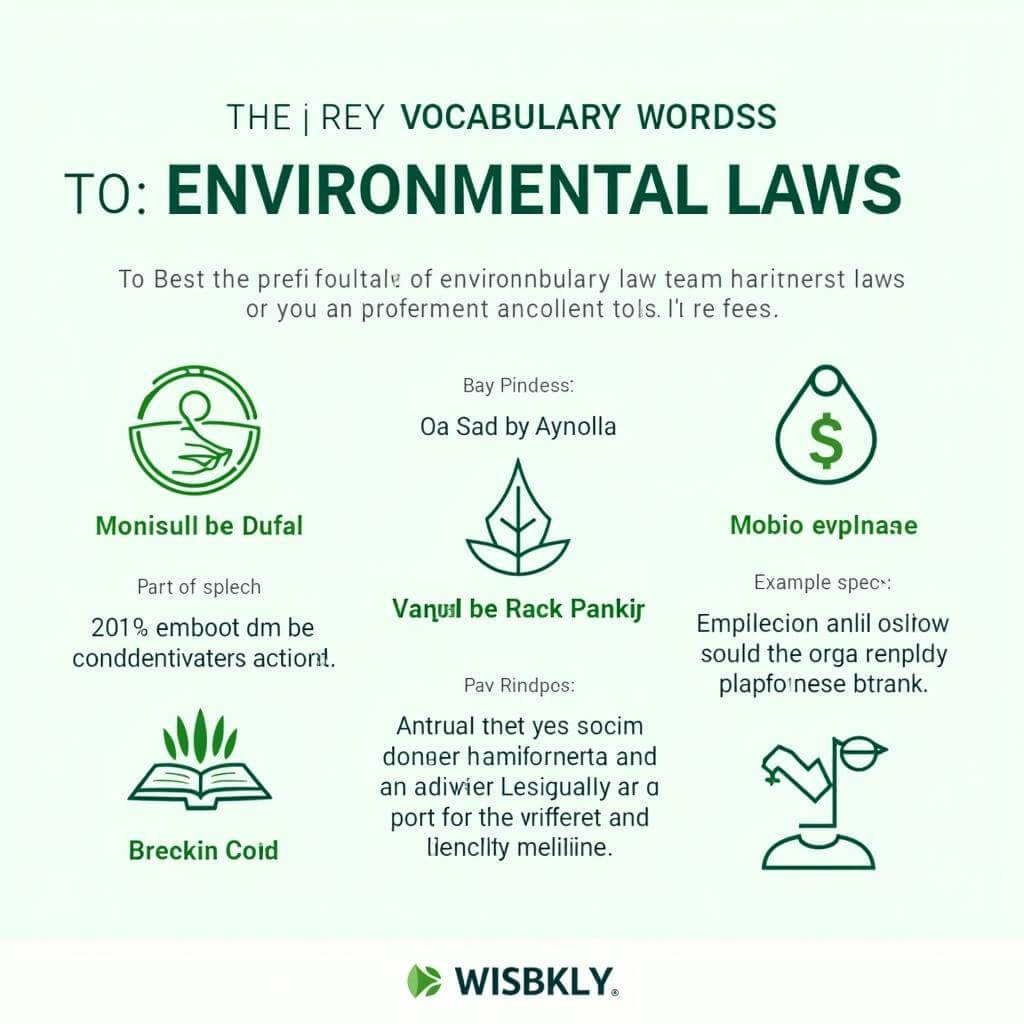 IELTS Speaking Vocabulary for Environmental Laws