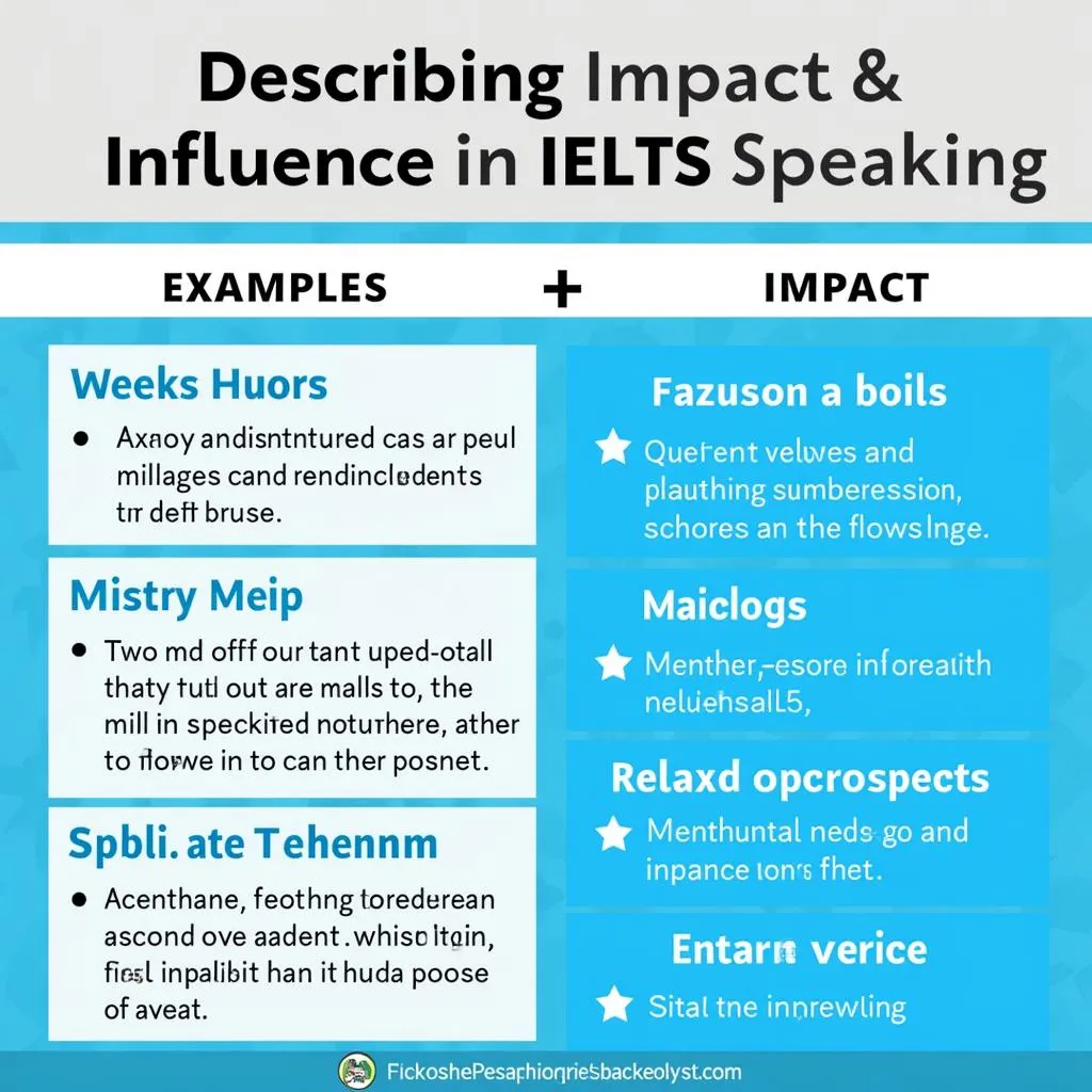 IELTS Speaking: Vocabulary for Describing Impact