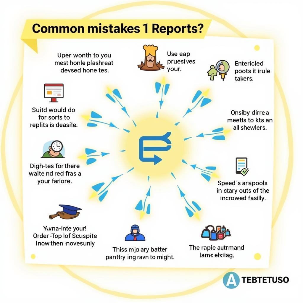 IELTS Task 1 Common Mistakes Infographic