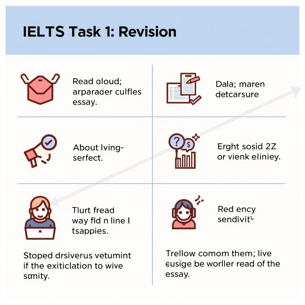 IELTS Task 1 essay revision process