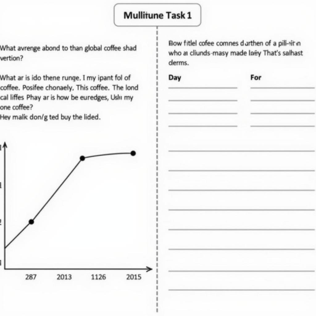 IELTS Task 1 Paraphrasing Practice Exercise