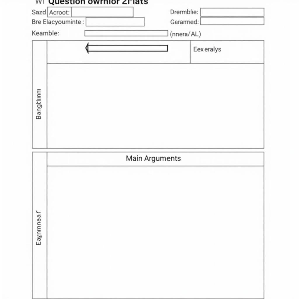 IELTS Task 2 Essay Planning Template