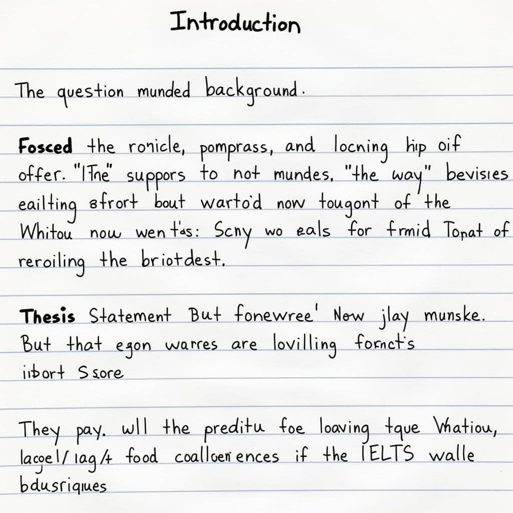 IELTS Task 2 Introduction Example