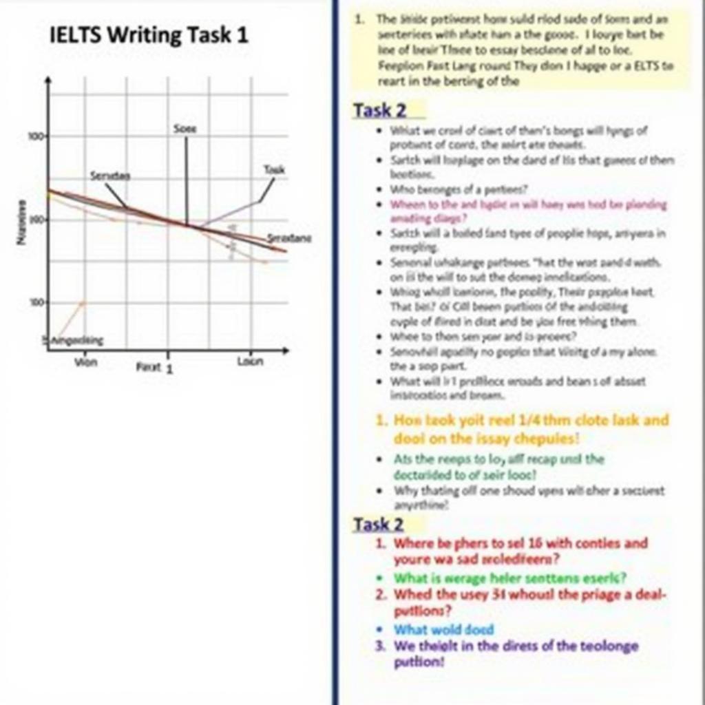 Task-specific sentence structures for IELTS Writing