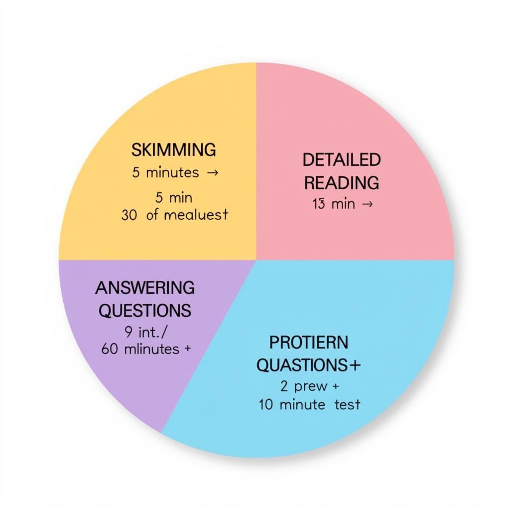 IELTS Reading Time Management Chart