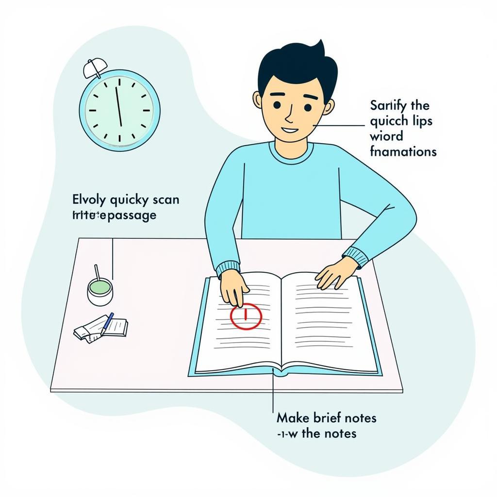 IELTS time-saving techniques for main idea identification