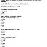 Example of IELTS True/False Question