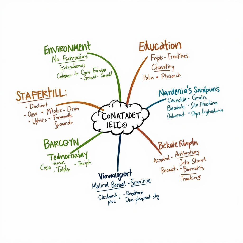 IELTS Vocabulary Mind Map