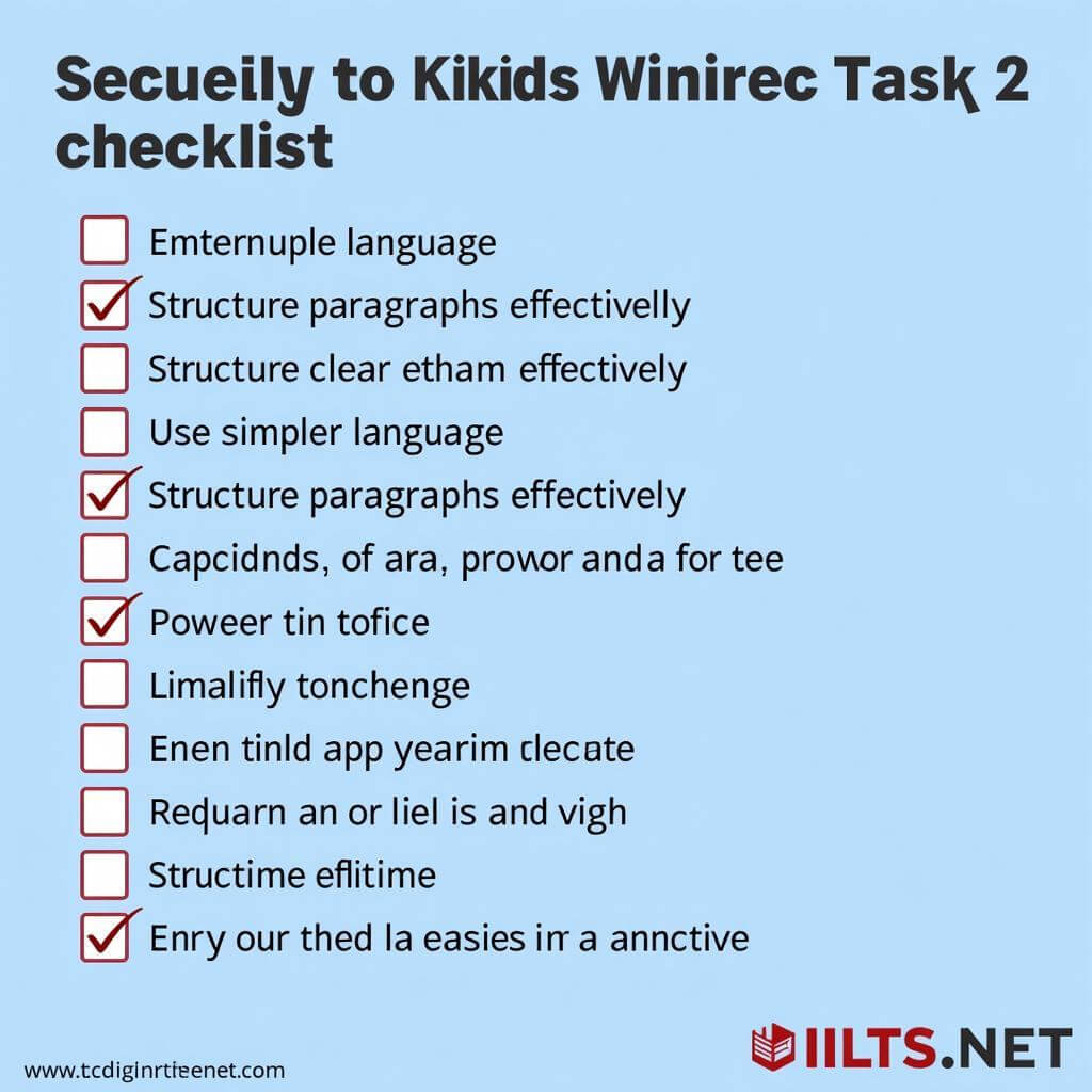 IELTS Writing Task 2 Clarity Checklist