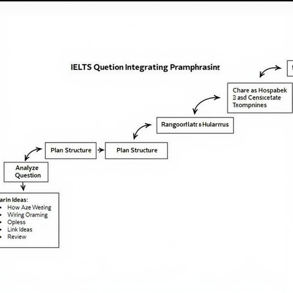 IELTS Writing process flowchart