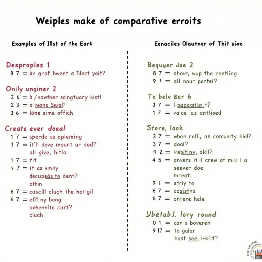 Common Mistakes in Using Comparatives for IELTS Writing Task 1