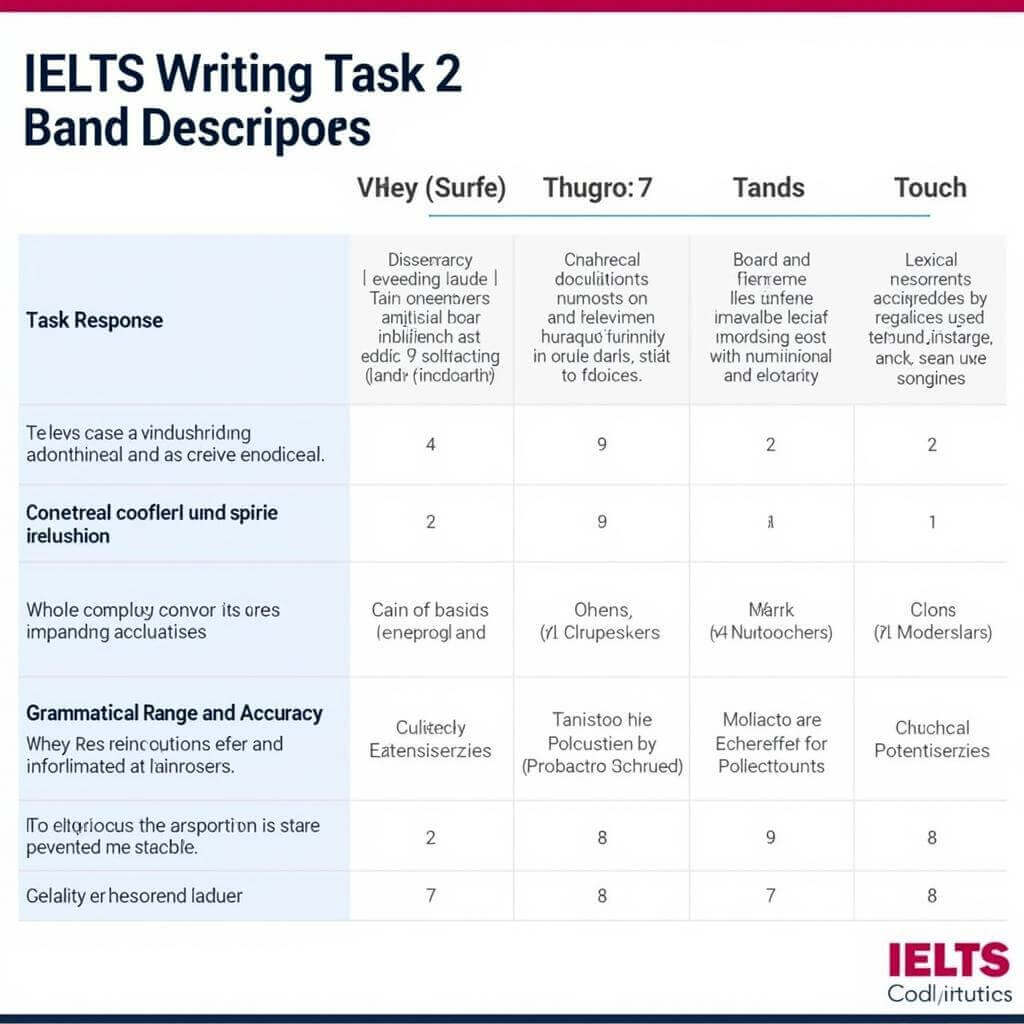 IELTS Writing Task 2 Band Descriptors