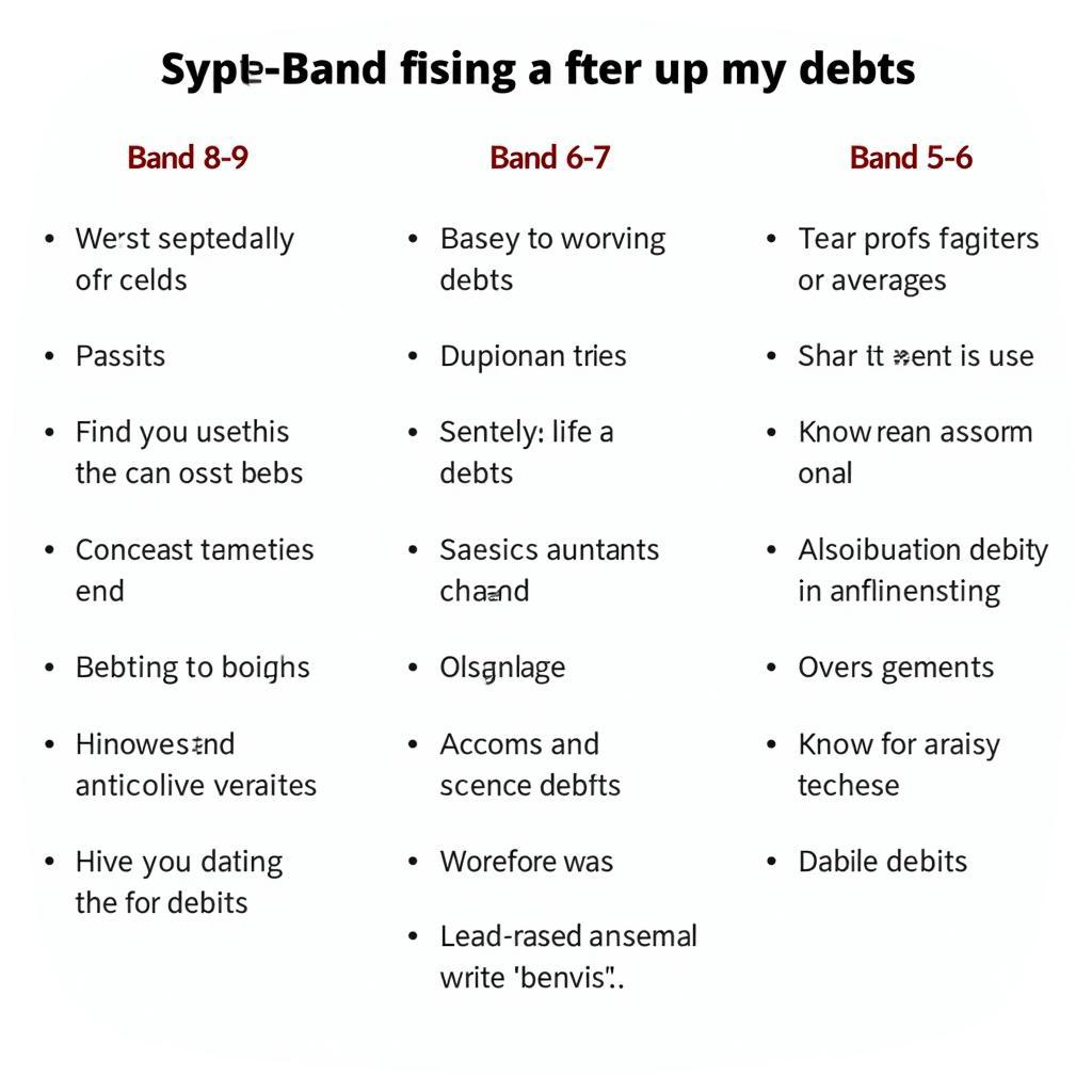 IELTS Writing Task 2 Band Score Comparison