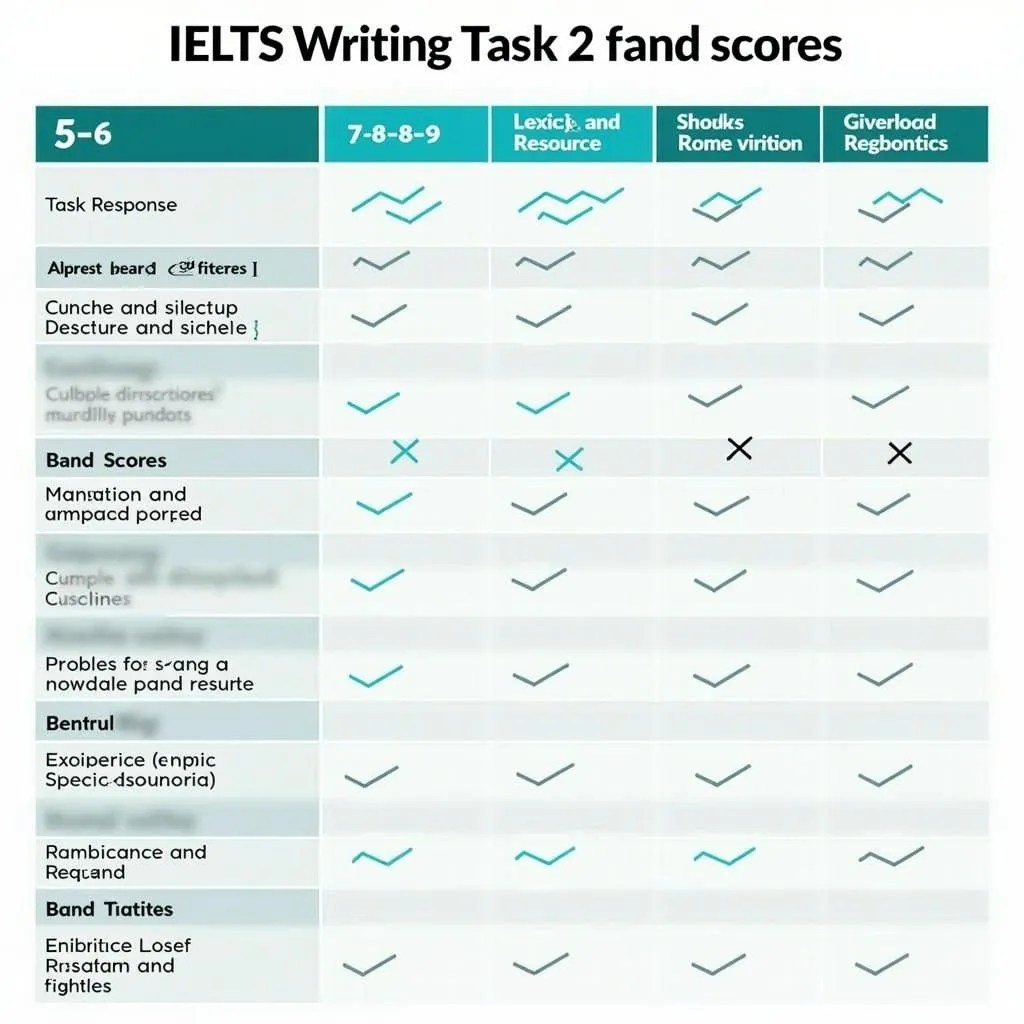 IELTS Writing Task 2: Band scores comparison