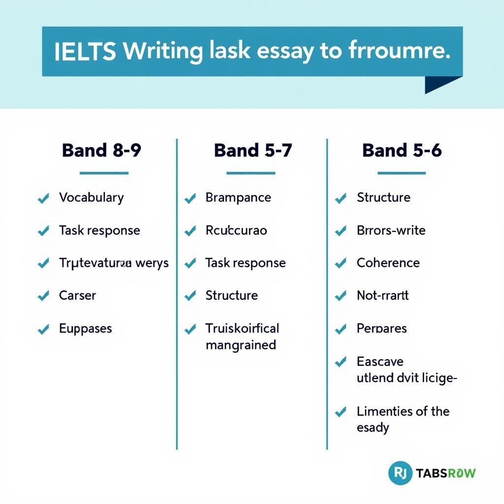 Comparison of IELTS Writing Task 2 band scores