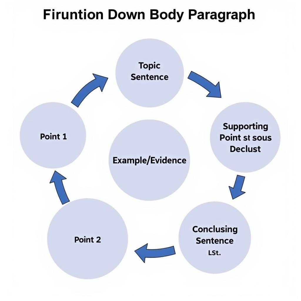 Components of an IELTS Writing Task 2 Body Paragraph