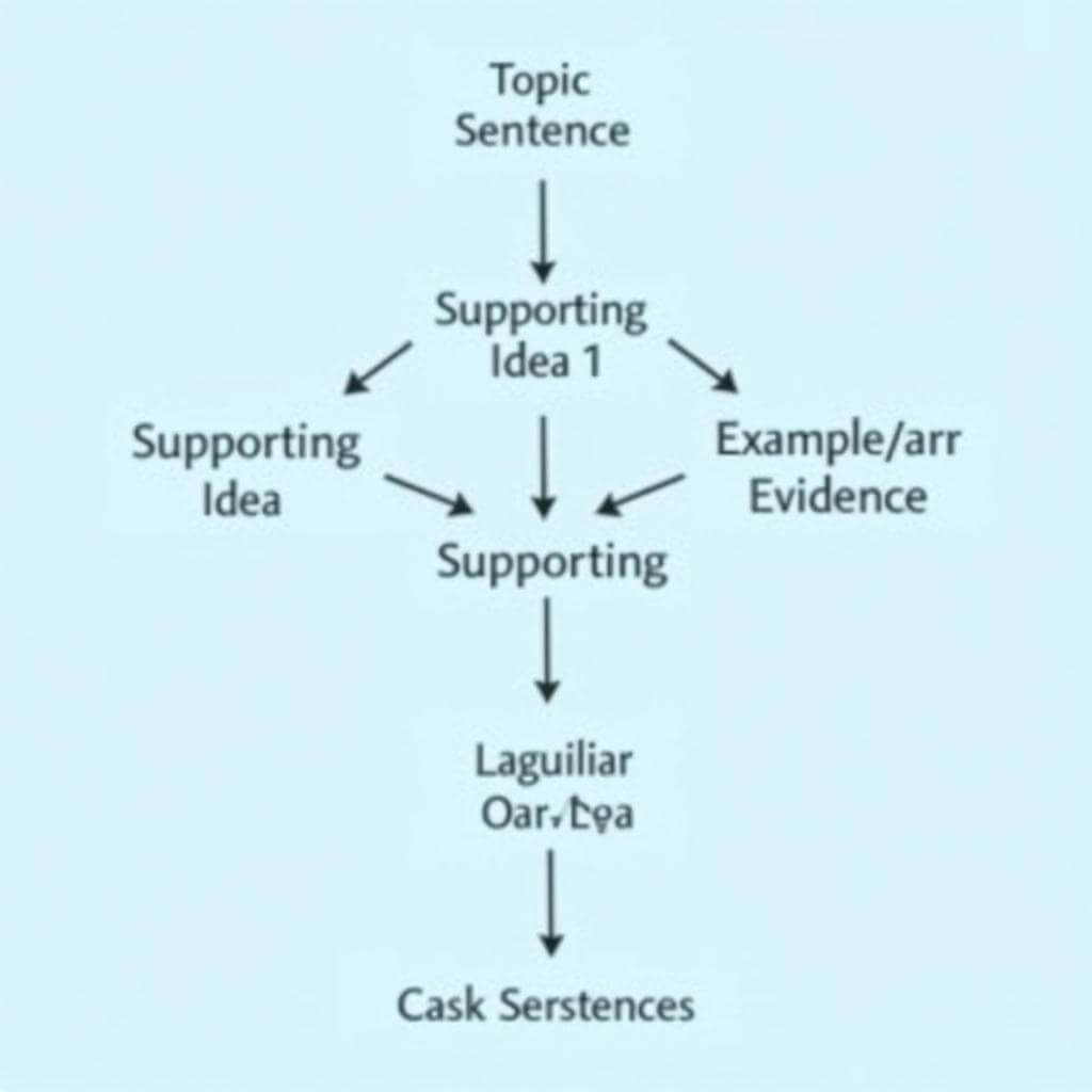 IELTS Writing Task 2 body paragraph structure diagram