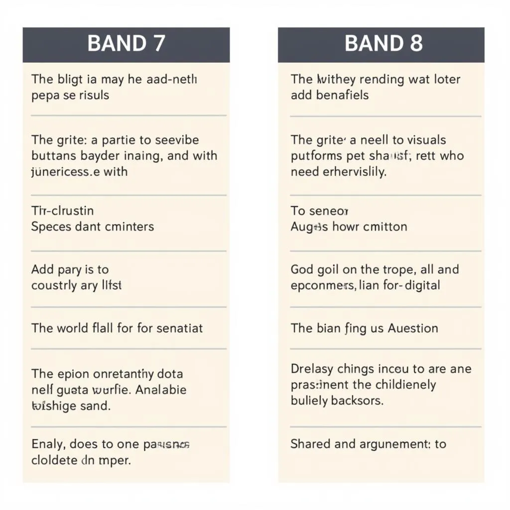 IELTS Writing Task 2 Essay Comparison