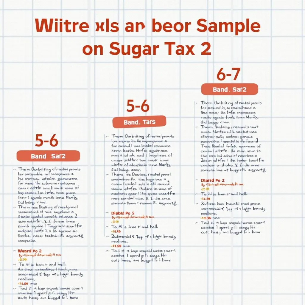 IELTS Writing Task 2 sample essays on sugar tax