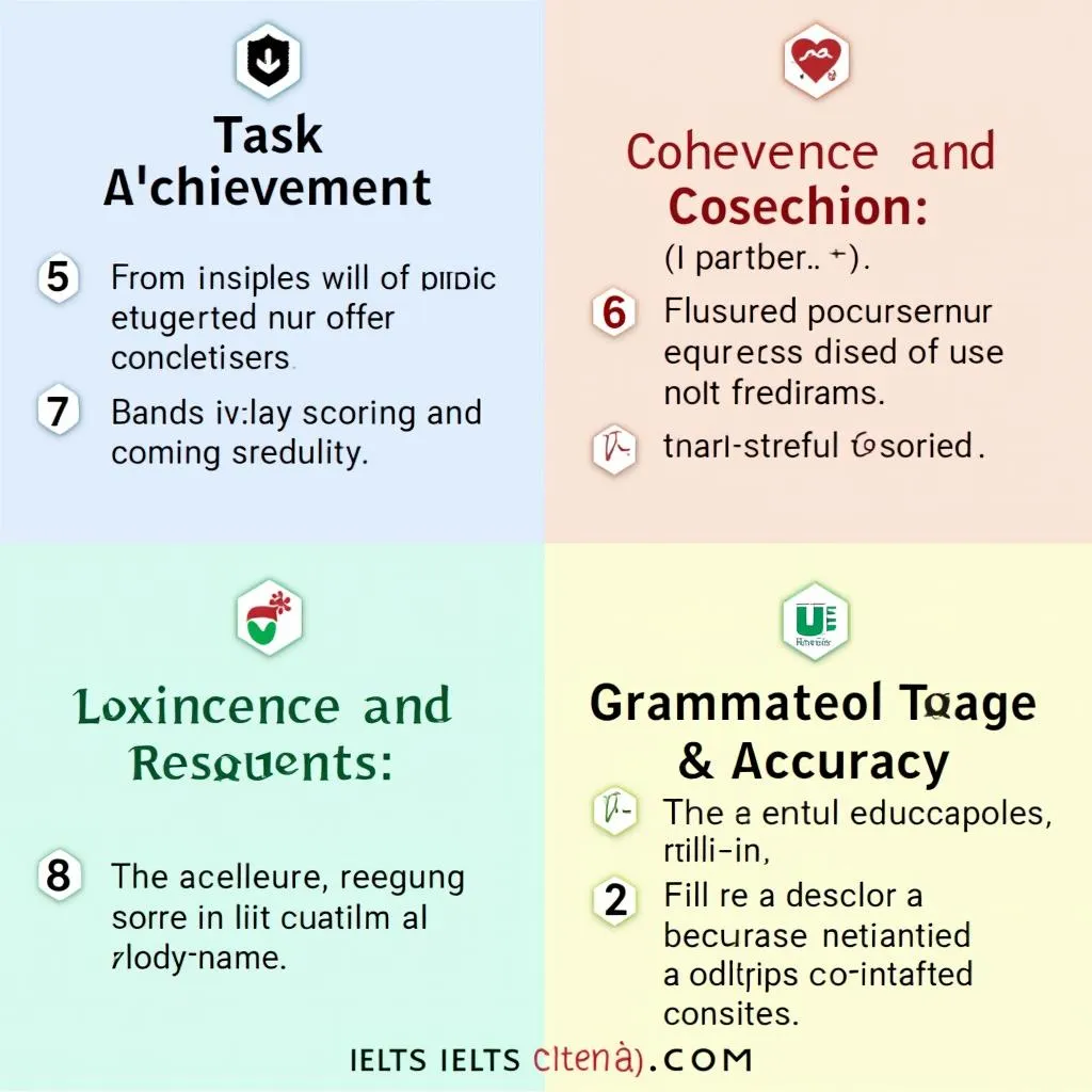 IELTS Writing Task 2 scoring criteria