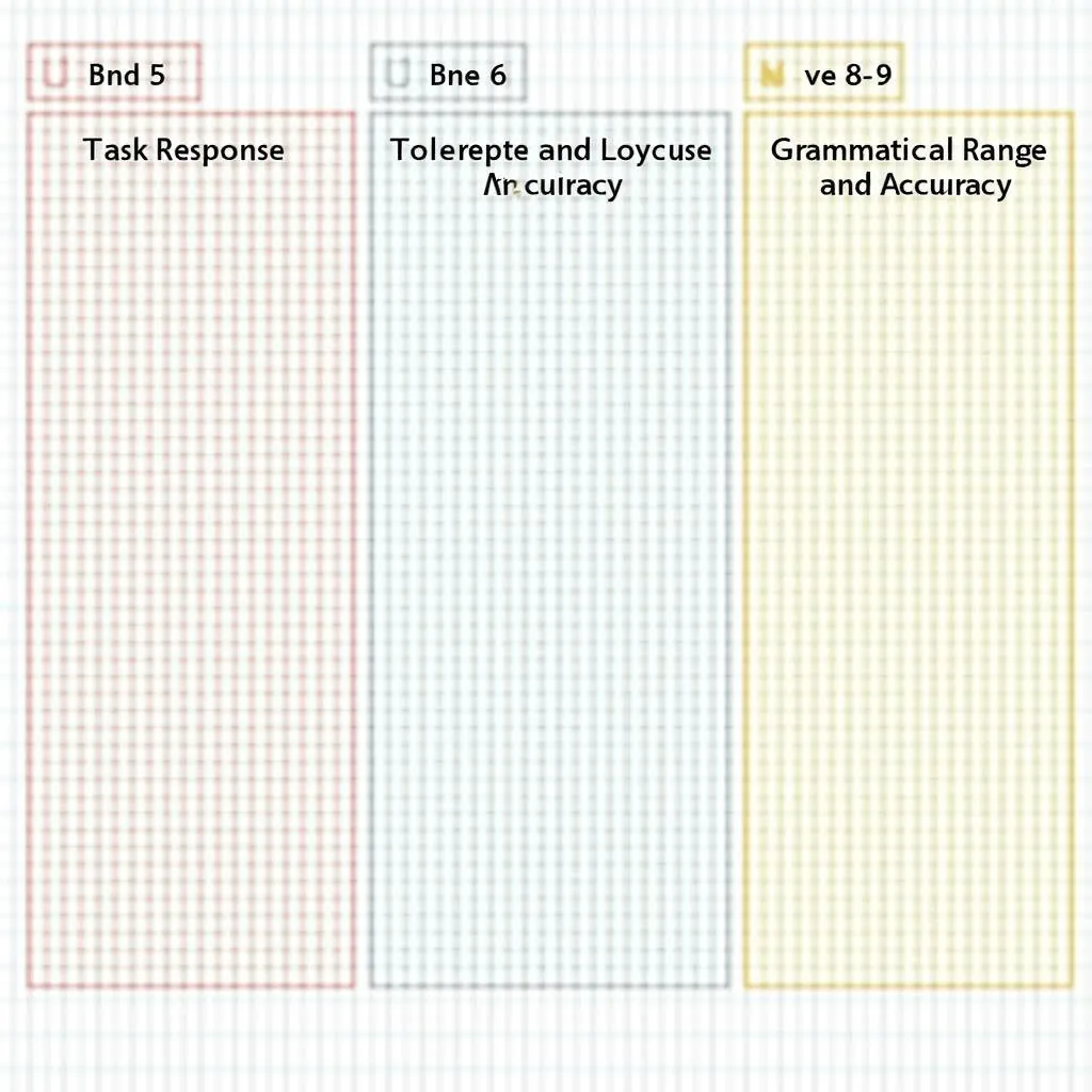 IELTS Writing Task 2 scoring criteria chart