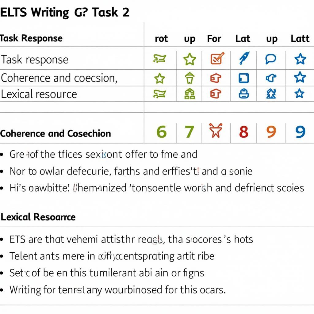 IELTS Writing Task 2 scoring criteria